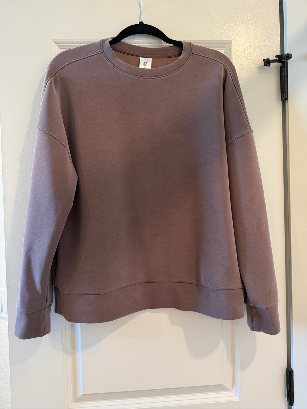 Women's Crewneck Sweater in Mauve - Comfortable Everyday Pullover